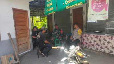 Koramil 1609-03/seririt dan Bhabinkamtibmas Dengarkan Aspirasi Warga, untuk Bangun Sinergitas