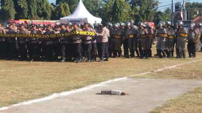 Simulasi Sispam Kota, Persiapan Optimal Pengamanan Pilkada Serentak 2024